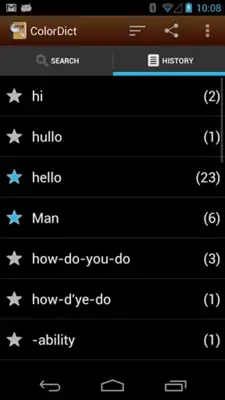 ColorDict android App screenshot 1